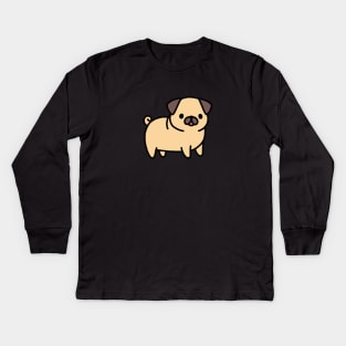 Pug Kids Long Sleeve T-Shirt